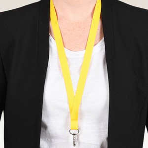 5014702138584 - AVZ 4842Y - Lanyard 440x15 mm gelb 10 Stück