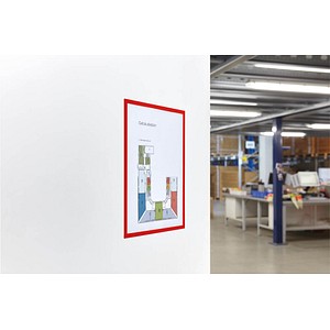 4013695013671 - Magnetrahmen Magnetofix 1130306 DIN A4 rot 4013695013671 magnetoplan 1130306 5 Stück