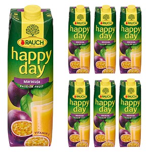 happy day Fruchtnektar Maracuja 6x 1,0 l