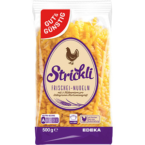 4311501003954 - Frischei-Strickli Teigwaren 5000 g 4311501003954 GUT&GÜNSTIG 500 Gramm 4311501003954 - Frischei-Strickli Teigwaren 5000 g 4311501003954 GUT&GÜNSTIG 500 Gramm