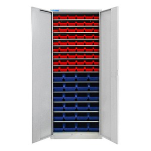 4050049408264 - Werkzeugschrank Werkstattschrank Metallschrank mit 78 Sichtlagerkästen - ADB