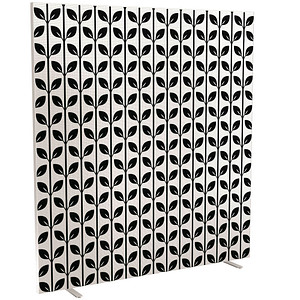 PAPERFLOW Trennwand easyScreen Black & White, 60579 bunt 160,0 x 173,4 cm, 1 St.