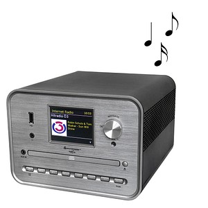 4005425011880 - soundmaster ICD1050SW CD-Player Silber Internetradio DAB+ WLAN USB Inkl Lautsprechern