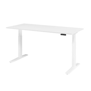 4032062191026 - HAMMERBACHER XMKA19 elektrisch höhenverstellbarer Schreibtisch weiß rechteckig C-Fuß-Gestell weiß 1800 x 800 cm 4032062191026 - HAMMERBACHER XMKA19 elektrisch höhenverstellbarer Schreibtisch weiß rechteckig C-Fuß-Gestell weiß 1800 x 800 cm