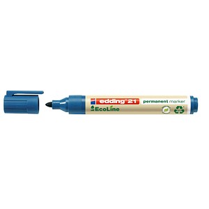 10 edding 21 EcoLine Permanentmarker blau 1,5 - 3,0 mm 10 edding 21 EcoLine Permanentmarker blau 1,5 - 3,0 mm