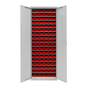 4050049408271 - Werkzeugschrank Werkstattschrank Metallschrank mit 108 Sichtlagerkästen - ADB