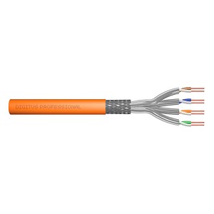 4016032480785 - DIGITUS Professional bulk cable - 50 m - orange RAL 2000 - Orange - 50 meter