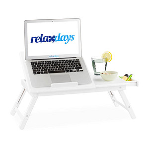 4052025232542 - Relaxdays Bambus Laptoptisch höhenverstellbarer Laptopständer für Bett und Sofa mit Schublade HBT 24x60x35cm weiß 4052025232542 - Relaxdays Bambus Laptoptisch höhenverstellbarer Laptopständer für Bett und Sofa mit Schublade HBT 24x60x35cm weiß