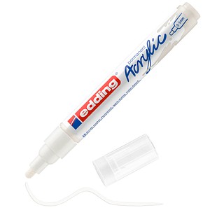 4057305026712 - Acrylmarker 5100 verkehrsweiß 2-3mm Rundspitze 4057305026712 Edding 4057305026712 - Acrylmarker 5100 verkehrsweiß 2-3mm Rundspitze 4057305026712 Edding