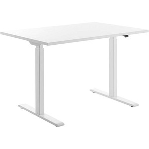 4014296860534 - Sitz-Steh-Schreibtisch E-Table TTS12080WW elektrisch höhenverstellbar 70-120cm (H) 120cmx80cm (BxT) rechteckig weiß Weiß 4 4014296860534 - Sitz-Steh-Schreibtisch E-Table TTS12080WW elektrisch höhenverstellbar 70-120cm (H) 120cmx80cm (BxT) rechteckig weiß Weiß 4