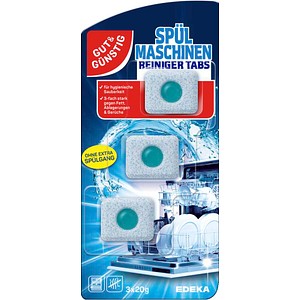 GUT&GÜNSTIG Spülmaschinen-Pfleger 3 x 20 g, 3 St.