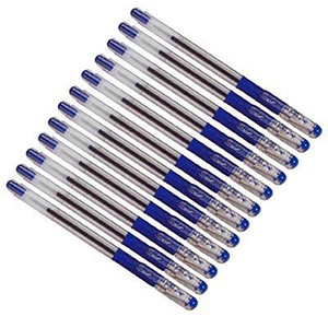 Pentel K116 Gelschreiber blau/transparent 0,3 mm, Schreibfarbe: blau, 12 St.