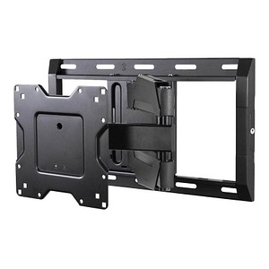 0698833040654 - ergotron® Neo-Flex® UHD Monitorwandhalterung für 1 Display bis 70″ & bis 544 kg neig- & schwenkbar Kabelführung VESA Montagematerial schwarz