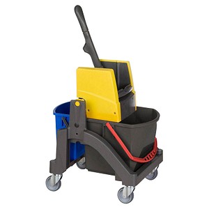 4006533004641 - Vermop Nasswischwagen AQUVA ohne Deichsel mit 1 x 17-l-Eimer 1 x 6-l-Eimer