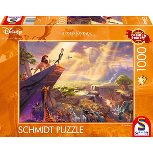 4001504596736 - Disney Thomas Kinkade König der Löwen Puzzle 1000 Teile 4001504596736 Schmidt