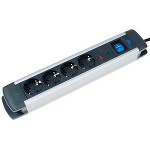 4011160183645 - ALUX 4-fach Steckdosenleiste 15 m schwarz 4011160183645 as-Schwabe 4011160183645 - ALUX 4-fach Steckdosenleiste 15 m schwarz 4011160183645 as-Schwabe