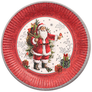 4002911393864 - 10 PAPSTAR Pappteller HoHoHo Ø 230 cm 4002911393864 PAPSTAR 10 Stück