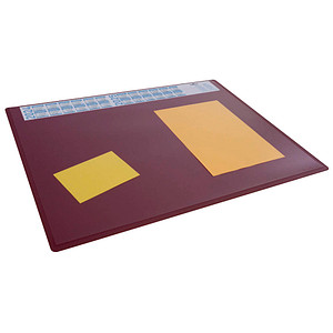 4005546731896 - Schreibunterlage 650 x 500 mm rot PP mit transparenter Folienauflage und 4005546731896 Durable