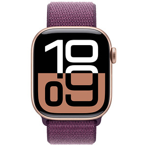 0195949563706 - Smartwatch APPLE Watch Series 10 Aluminium Smartwatches Gr 42 mm ohne eSIM One-Size Sport Loop rosegold (pflaume rosegold)