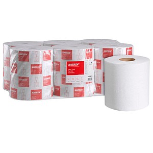4004231481917 - Papierhandtücher KATRIN Roll M Centerfeed 48191 2-lagig weiß 6 Rollen mit jeweils 500 Blatt