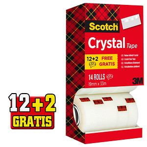 4054596687486 - 12 + 2 GRATIS Crystal Klebefilm kristall-klar 190 mm x 330 m + GRATIS 4054596687486 12 Rolle 4054596687486 - 12 + 2 GRATIS Crystal Klebefilm kristall-klar 190 mm x 330 m + GRATIS 4054596687486 12 Rolle