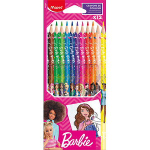 3154148622079 - Barbie Buntstifte farbsortiert 3154148622079 maped 12 Stück 3154148622079 - Barbie Buntstifte farbsortiert 3154148622079 maped 12 Stück