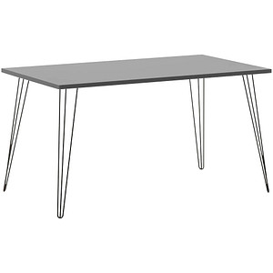 4260637316660 - Schreibtisch Fynn 701916 65-130cm (H) 120x80cm (BxT) rechteckig platingrau   schwarz 4260637316660 MÖBELPARTNER