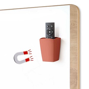 cep magnetischer Stiftehalter 530M TERRA NOVA terracotta recycelbares Polystyrol 7,4 x 7,8 x 9,5 cm