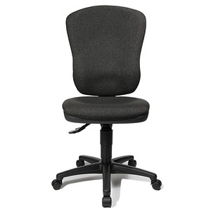 4014296542188 - - Bürodrehstuhl mit Permanentkontakt anthrazit 420 - 550 mm ohne Armlehnen Tragfähigkeit 110 kg 4014296542188 - - Bürodrehstuhl mit Permanentkontakt anthrazit 420 - 550 mm ohne Armlehnen Tragfähigkeit 110 kg