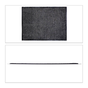 4052025958114 - relaxdays Fußmatte schwarz grau 900 x 1200 cm