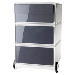 3660141922028 - Rollcontainer EasyBox EBGHPH11 Kunststoff anthrazit weiß 4 normale Schubladen 3660141922028 PAPERFLOW
