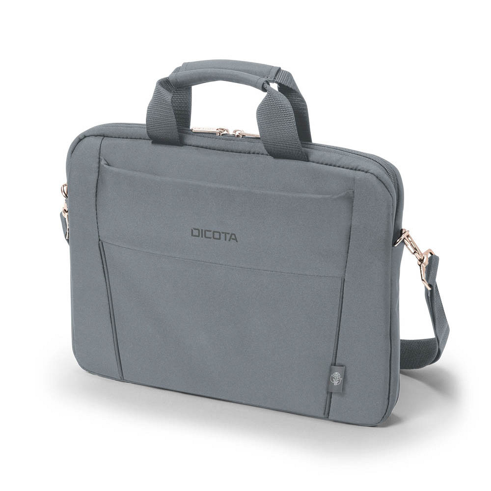 DICOTA Laptoptasche Slim Eco BASE Kunstfaser grau D31305RPET bis 35,8