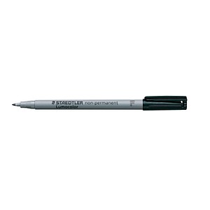 STAEDTLER Lumocolor Folienstift schwarz 0,6 mm non-permanent STAEDTLER Lumocolor Folienstift schwarz 0,6 mm non-permanent