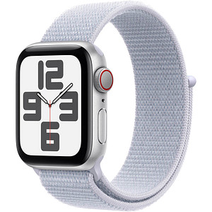 Apple Watch SE 40 mm Aluminium (GPS+Cellular) Sport Loop  blaue Wolke, silber