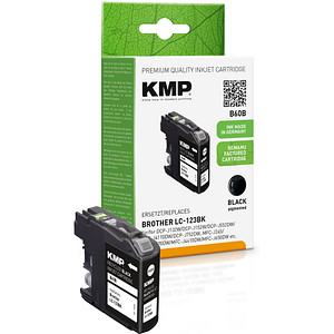 4011324370836 - KMP B60B - Kompatibel - Tinte auf Pigmentbasis - Schwarz - Brother - Einzelpackung - DCP J 132 W - DCP J 150 Series - DCP J 152 W - DCP J 152 WR - DCP J 172 W - DCP J 4110 DW - DCP J 4110