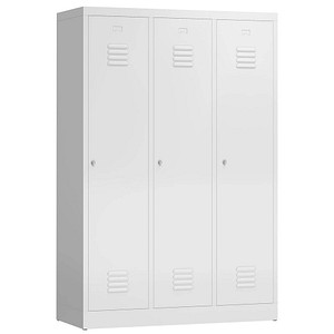 4061815856134 - Spind ClassiX signalweiß X-515137 3 Schließfächer 1185 x 500 x 1800 cm 4061815856134 LÜLLMANN 4061815856134 - Spind ClassiX signalweiß X-515137 3 Schließfächer 1185 x 500 x 1800 cm 4061815856134 LÜLLMANN