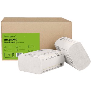 Green Hygiene® Papierhandtücher INGEBORG Interfold-Falzung 2-lagig 3.000 Tücher