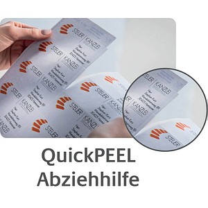 300 AVERY Zweckform Folien-Adressetiketten L4772-25 transparent 300 AVERY Zweckform Folien-Adressetiketten L4772-25 transparent