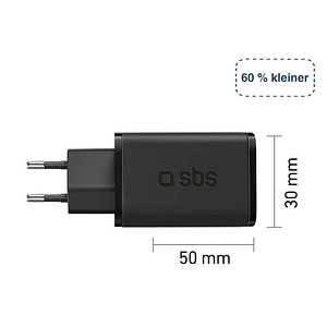 8018417438172 - Power Delivery Ladeadapter schwarz 65 Watt 8018417438172 sbs 8018417438172 - Power Delivery Ladeadapter schwarz 65 Watt 8018417438172 sbs