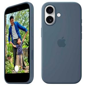 0195950663617 - Silikon Case mit MagSafe Handy-Cover für iPhone 17 maritimblau