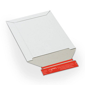 20 ColomPac® Kartonversandtaschen weiß für DIN B5+