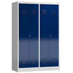 4061815856233 - Spind ClassiX enzianblau lichtgrau X-510441 2 Schließfächer 1185 x 500 x 1800 cm 4061815856233 LÜLLMANN 4061815856233 - Spind ClassiX enzianblau lichtgrau X-510441 2 Schließfächer 1185 x 500 x 1800 cm 4061815856233 LÜLLMANN