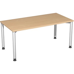 4038933002958 - Speed Office Schreibtisch Rechteckig Buche 1600 (B) x 800 (T) x 800 (H) mm MFC (Melaminbeschichtete Spanplatte) 4038933002958 - Speed Office Schreibtisch Rechteckig Buche 1600 (B) x 800 (T) x 800 (H) mm MFC (Melaminbeschichtete Spanplatte)