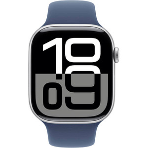 0195949564017 - Smartwatch APPLE Watch Series 10 Aluminium Smartwatches Gr 46 mm Cellular M L Sport Band silberfarben (silber) Bestseller 0195949564017 - Smartwatch APPLE Watch Series 10 Aluminium Smartwatches Gr 46 mm Cellular M L Sport Band silberfarben (silber) Bestseller