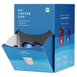 4251471406983 - LUNGO CREMA Bio-Kaffeekapseln Arabica- und Robustabohnen 100 Portionen