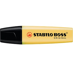 4006381492416 - STABILO BOSS ORIGINAL Textmarker Pastellgelb Keilspitze 2-5 mm Nachfüllbar 4006381492416 - STABILO BOSS ORIGINAL Textmarker Pastellgelb Keilspitze 2-5 mm Nachfüllbar