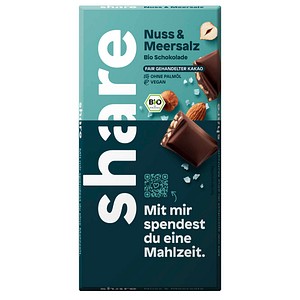 4260739994322 - share Nuss & Meersalz Bio-Schokolade 1000 g