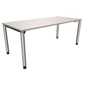 4260267321072 - fm fastline höhenverstellbarer Schreibtisch lichtgrau rechteckig 4-Fuß-Gestell silber 1800 x 800 cm 4260267321072 - fm fastline höhenverstellbarer Schreibtisch lichtgrau rechteckig 4-Fuß-Gestell silber 1800 x 800 cm