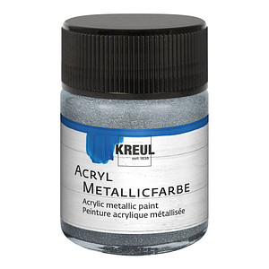 4000798775728 - Acryl Metallicfarbe silber 50 ml Verzierfarbe - Kreul 4000798775728 - Acryl Metallicfarbe silber 50 ml Verzierfarbe - Kreul