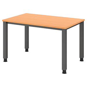 4032062311073 - HAMMERBACHER QS12 höhenverstellbarer Schreibtisch buche rechteckig 4-Fuß-Gestell grau 1200 x 800 cm 4032062311073 - HAMMERBACHER QS12 höhenverstellbarer Schreibtisch buche rechteckig 4-Fuß-Gestell grau 1200 x 800 cm